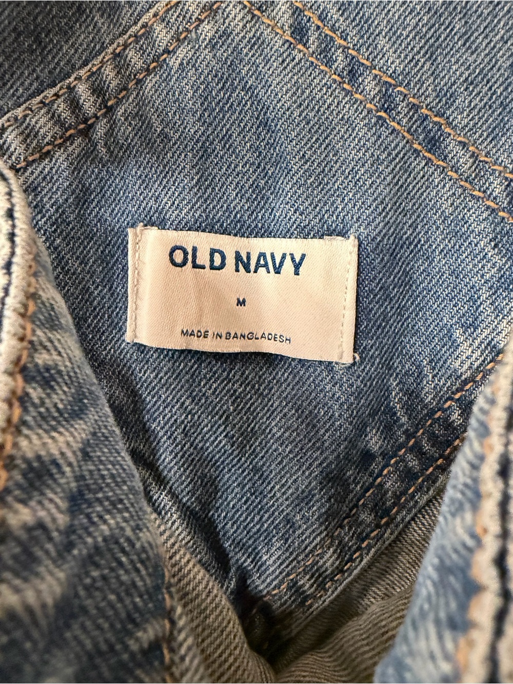 Old Navy Light Blue Denim Shorts Overalls - Picture 2 of 3